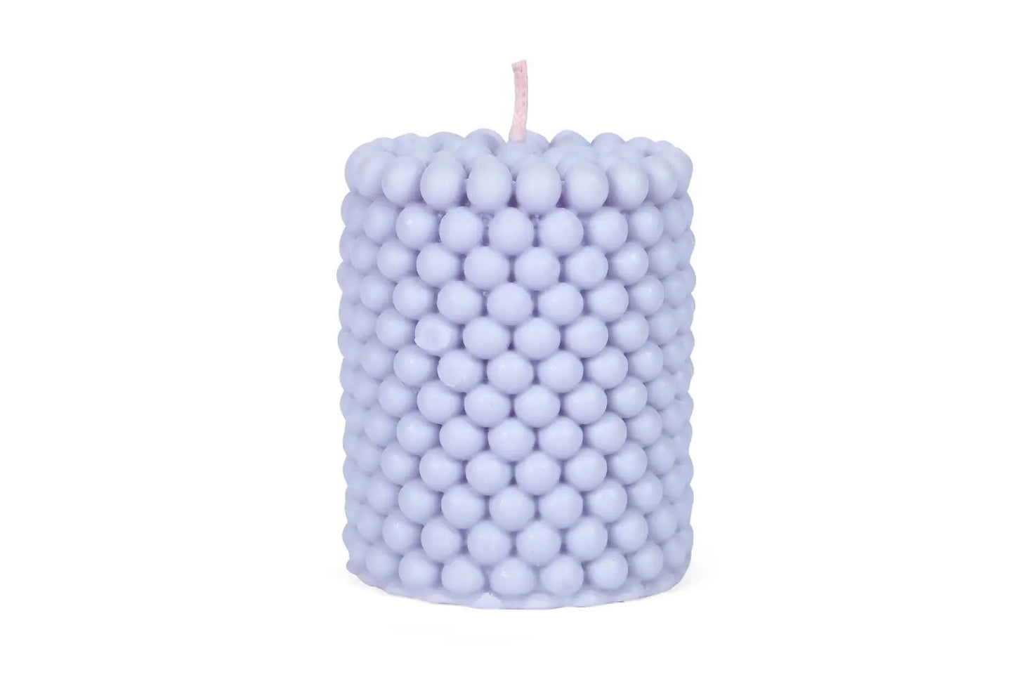 bubble pillar candle