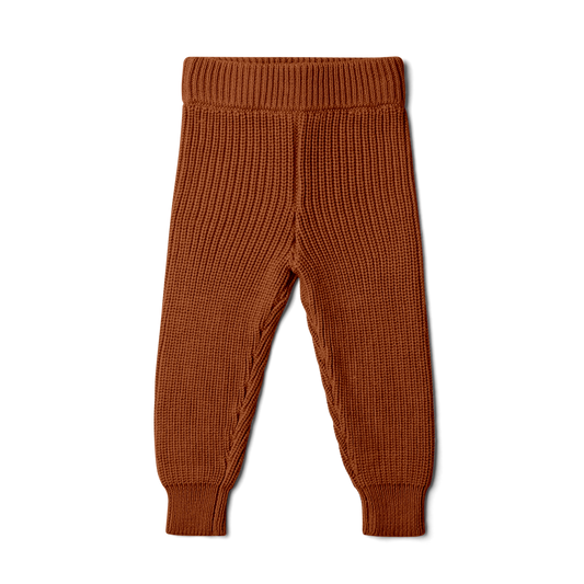 organic cotton knit pants